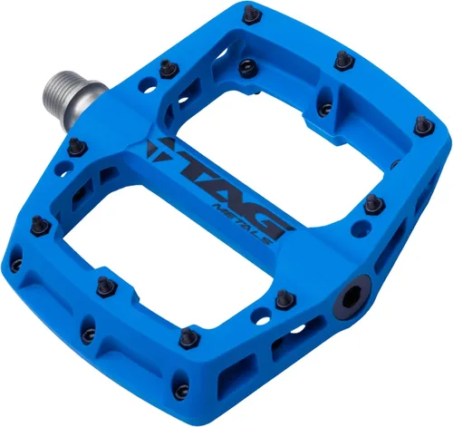 Vista 9 de T3 Nylon MTB Pedals 9/16" Axle – Durable, Lightweight Platform Pedals with Anti-Slip Pins, Ideal for Mountain Biking and BMX