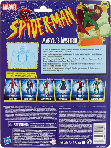 Vista 2 de Spider-Man Marvel's Mysterio Retro Collection Action Figure for Ages 4 and up