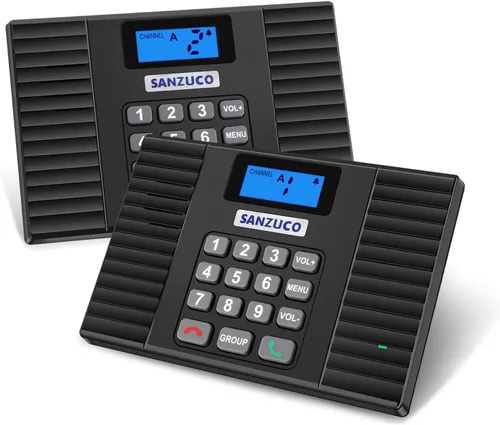 Intercomunicadores inalámbricos 60D para el hogar, sistema de intercomunicación dúplex completo para casa/negocios, intercomunicadores de 1400 pies