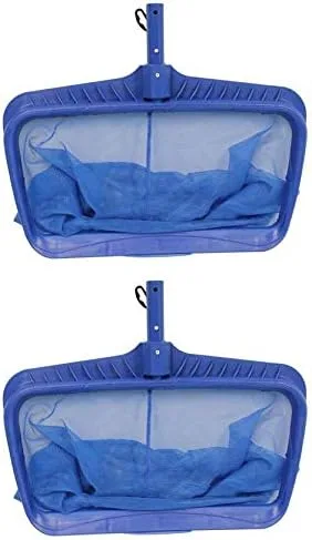 Vista 2 de HYDROTOOLS by SWIMLINE 8040 - Red de hojas para estanque de piscina sobre el suelo Herramienta de limpieza de red de desnatador extra grande