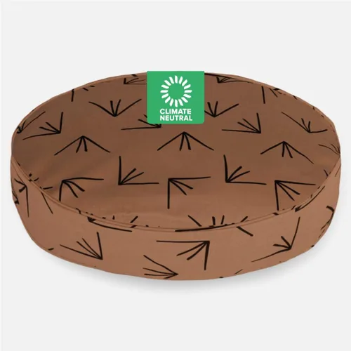 Vista 13 de Molly Mutt Funda para cama de perro de tamaño mediano a grande, estampado amarillo por mañana, mide 36 x 5 pulgadas, 100% algodón, duradera