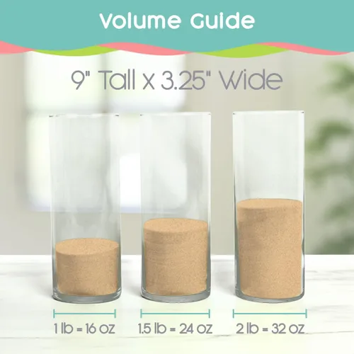 Vista 3 de Sandsational Sparkle Arena Champagne Unity - 1.5 libras (22 onzas), arena de color beige para bodas, relleno de jarrón, decoración del hogar, Champán