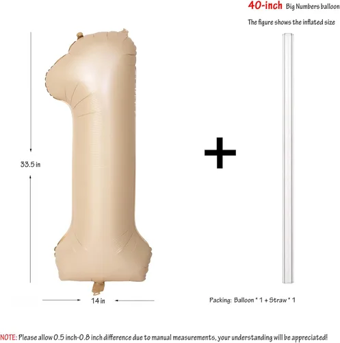 Vista 284 de Globos de 40 pulgadas con números de caramelo, papel de aluminio de helio, globos de látex de Mylar para fiesta de cumpleaños, decoración digital 0