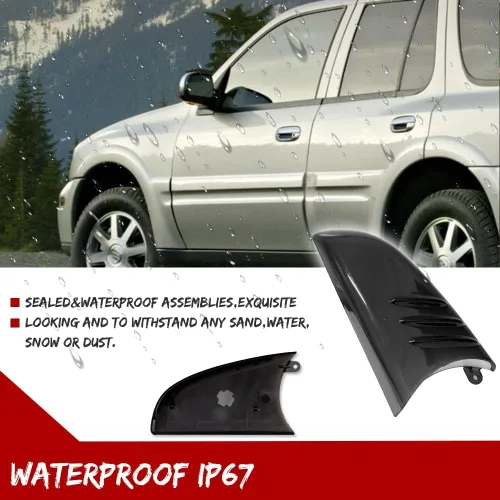 Vista 4 de para Buick Rainier 2004-2007, Chevrolet Trailblazer GMC Envoy 2002-2009 y Oldsmobile Bravada 2002-2004 Lente Ahumado Conjunto de Carcasa de Luces