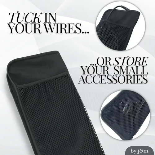 Vista 6 de j&m - Plancha de silicona para alisar el cabello, con alfombrilla a prueba de calor para rizar, varitas, planchas, se adapta a ghd, BaByliss