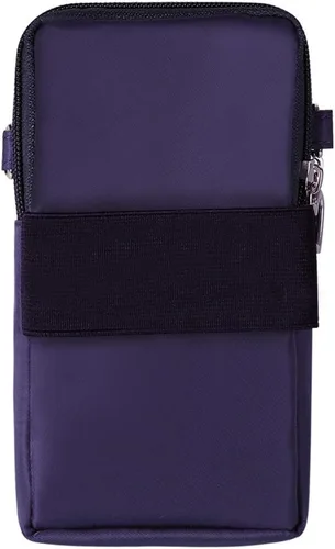 Vista 2 de Bolso cruzado pequeño para teléfono celular, bolso de hombro para brazalete, cartera para iPhone, Samsung y Google Pixel
