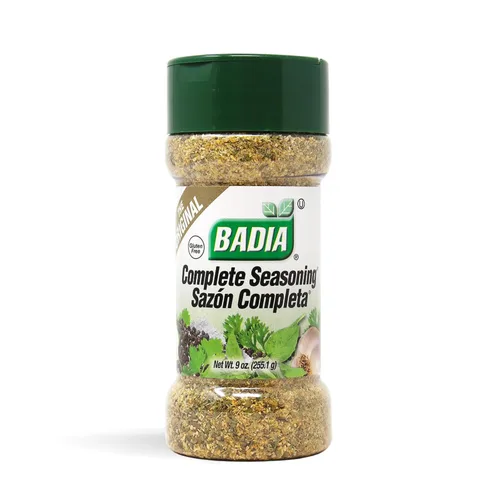 Vista 3 de Badia Condimento completo, 3.5 onzas, mezcla de especias multiusos de ajo, cebolla, sal, pimienta, hierbas y especias - Savory Signature Blend