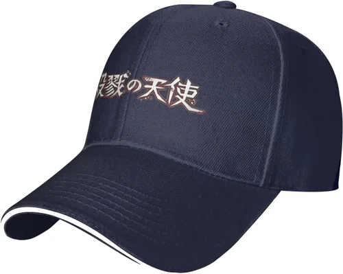 Vista 2 de Angels of Death Cap Tradition 3D Printed Manga Adjustable Baseball Hat for Men Black