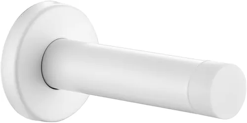 Vista 37 de JQK - Tope para puerta, 304 de acero inoxidable de 1mm de espesor con amortiguación de sonido, tope de puerta con protector de pared de goma, 2