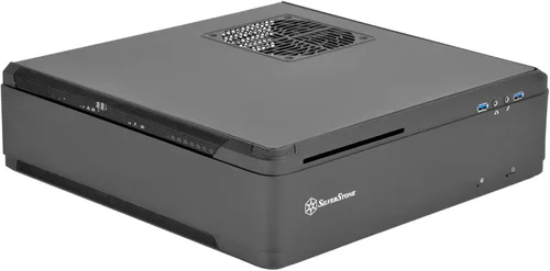 Vista 9 de SilverStone Technology Fortress Z Aluminio Unibody Mini-ITX/DTX - Carcasa para computadora SFX con elevador PCI-E y ventiladores personalizados