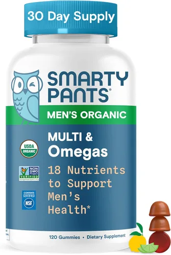 Vista 16 de SmartyPants Gomitas multivitamínicas para hombres - Fórmula mejorada: Omega 3 (DHA/EPA), metilfolato, vitamina D3, C, vitamina B12, B6, vitamina A