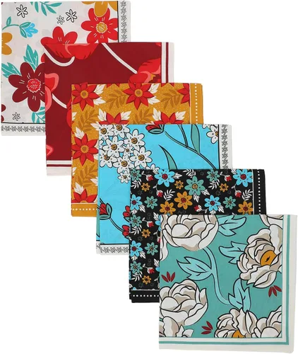 Vista 12 de Bioworld Lightweight Multicolored 22"x22" (6-Pack, 12-Pack and 48-Pack) Bandana Set Bandera estadounidense