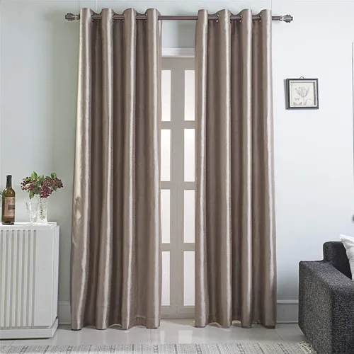 Vista 43 de GYROHOME Cortinas opacas de seda sintética con forro negro, cortinas sólidas para tratamiento de ventanas para dormitorio, sala de estar
