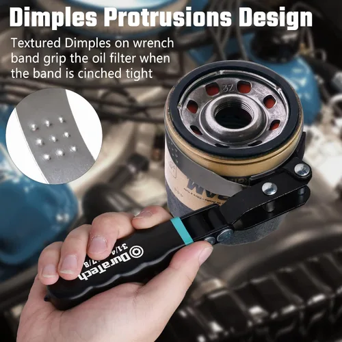 Vista 7 de DURATECH Juego de llaves de filtro de aceite de 10 piezas