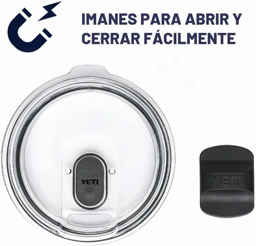 Vista 6 de YETI Rambler - Vaso aislado al vacío de acero inoxidable de 30 onzas con tapa MagSlider