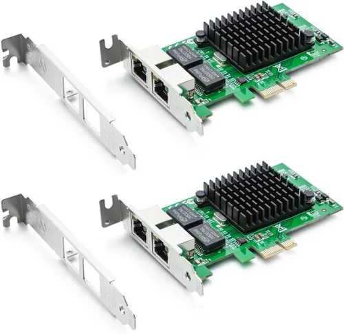 Vista 18 de 10Gtek Adaptador de Red Convergente Gigabit Ethernet 10/100/1000Mbps (NIC) con Chip Intel 82576, Tarjeta de Red Ethernet PCI Express, Puertos RJ45 X1