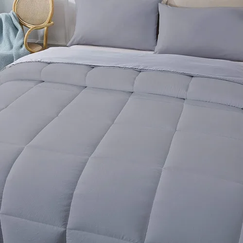 Vista 122 de 1 edredón de gran tamaño Super King (120 x 98 pulgadas), 400 GSM, 800 hilos, 100% algodón egipcio, edredón de lujo ultra suave, color gris pardo