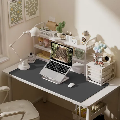 Vista 105 de Aothia Protector de escritorio de cuero, alfombrilla para mouse, alfombrilla de escritorio de oficina, 31.5 x 15.7 pulgadas, secante de escritorio