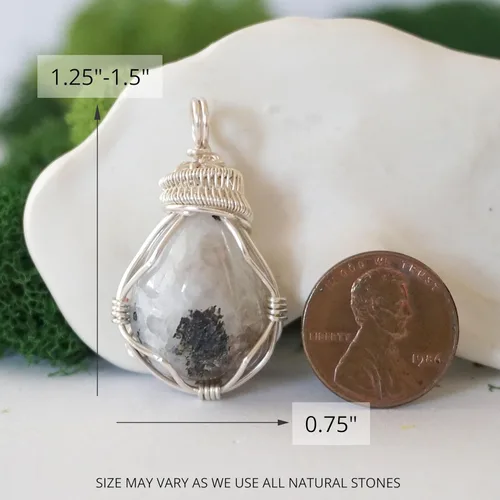 Vista 56 de NEW Designs by Nature Gems Handmade Fire Opal Necklace, October Birthstone Jewelry, With 24 Inch Silver Plated Chain, With a Gift Box, Handmade in