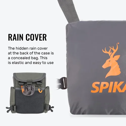 Vista 4 de SPIKA Binocular Arnés Pecho Pack, Bino Case con Telémetro Impermeable Bolsa para Caza