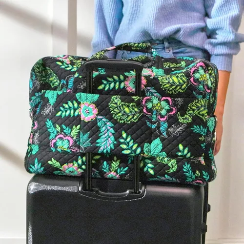 Vista 8 de Vera Bradley Bolsa de viaje Grand Weekender de algodón