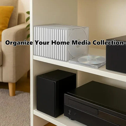 Vista 7 de Paquete de 25 cajas de CD de 0.409 in, estuche vacío de plástico transparente para CD estándar individual, estuches de joyas para CDs, DVD