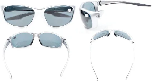 Vista 2 de Eyekepper Gafas de sol bifocales polarizadas para lectura para mujer Lente plateada/gris