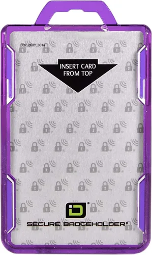 Vista 16 de ID Stronghold - Soporte seguro para tarjetas de identificación con bloqueo RFID - Duolite 2 tarjetas - Policarbonato - Soporte de plástico duro