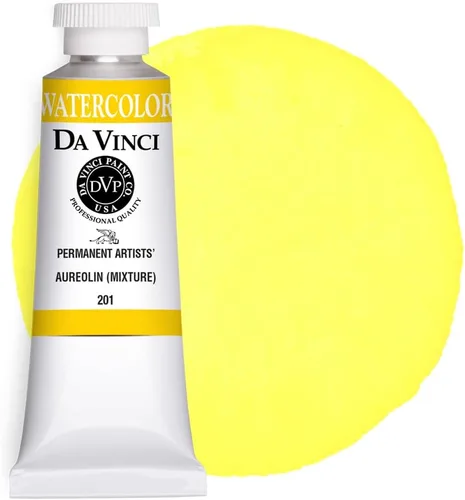Vista 110 de DA VINCI PAINTS Pintura Acuarela Profesional para Artistas, Siena Quemada, 37mL
