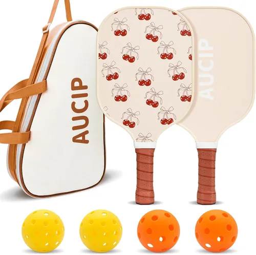 Palas de Pickleball, juego de 2 palas de pickleball aprobadas por USAPA, lindas palas de pickleball de núcleo de nido de abeja de polipropileno,