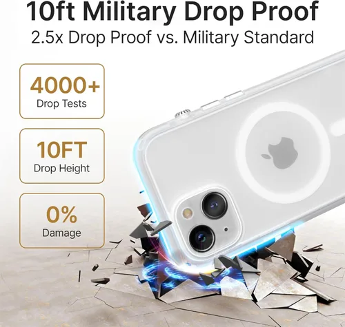 Vista 3 de Catalyst Influence - Funda para iPhone 14, compatible con MagSafe, a prueba de caídas, resistente a las huellas dactilares, duradera, fácil