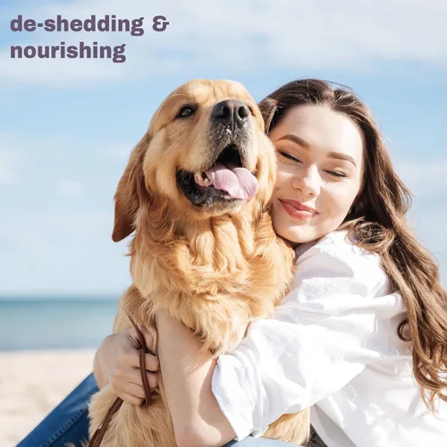 Vista 5 de Mighty Mutt Champú Shed Control – Champú para perros Deshedding Aroma fresco Suaviza y nutre el pelaje Reduce el desprendimiento