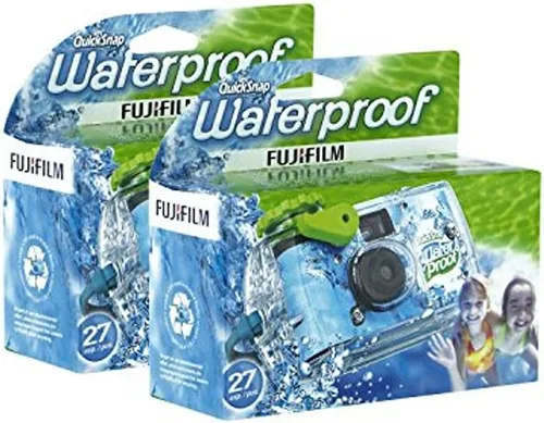 Vista 8 de Fujifilm QuickSnap Impermeable 35mm Cámara de Un Solo Uso con Unidad Flash USB Sandisk de 32 GB y Paño de Limpieza de Microfibra PixiBytes