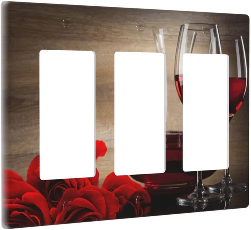 Vista 35 de Cubiertas de Tomacorriente Ancla Estrella de Mar Concha Tablón de Madera Rústico Náutico 1 Gang Interruptor de Luz Dúplex Placa Cubierta Decorativa