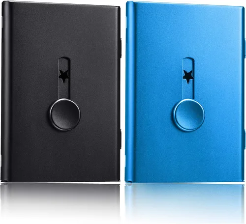 Vista 9 de Tatuo - Juego de 2 soportes para tarjetas de visita con unidad USB, estuche de acero inoxidable para tarjetas de presentación, porta tarjetas