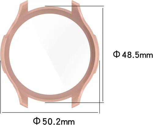 Vista 2 de Funda compatible con Amazfit GTR 4 Watch, protector de pantalla completo, carcasa rígida de policarbonato duro, carcasa completa, carcasa