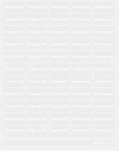 Vista 27 de Restaurantware Label Tek - Etiquetas autoadhesivas para botellas de jugo de 1.9 x 1 pulgada, 100 etiquetas autoadhesivas para botellas, resistentes