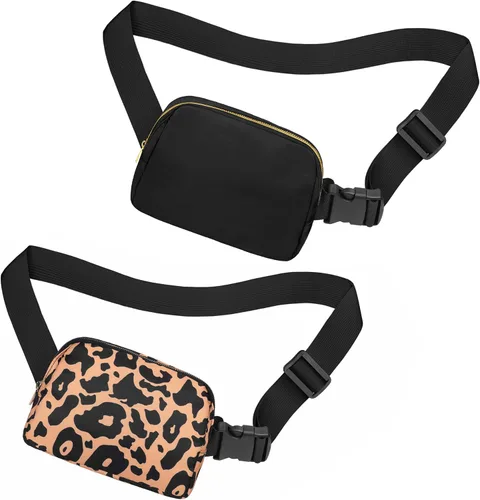 Riñonera cruzada para mujeres y hombres, bolsa para cinturón para senderismo con correa ajustable, bolsa casual para teléfono celular, riñonera para