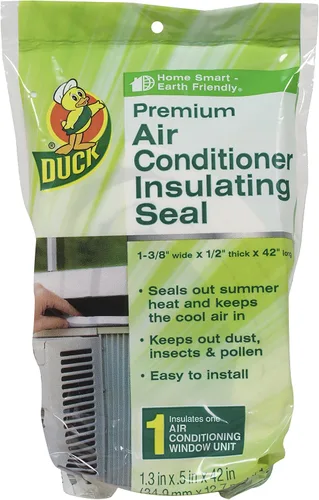 Aire Acondicionado de ventana Duck Brand 284423 sello de franja de aislante, 282088