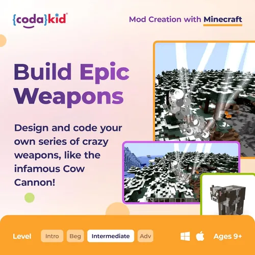 Vista 5 de Coding for Kids with Minecraft - Ages 9+ Learn Real Computer Programming and Code Amazing Minecraft Mods with Java - Award-Winning Online Courses