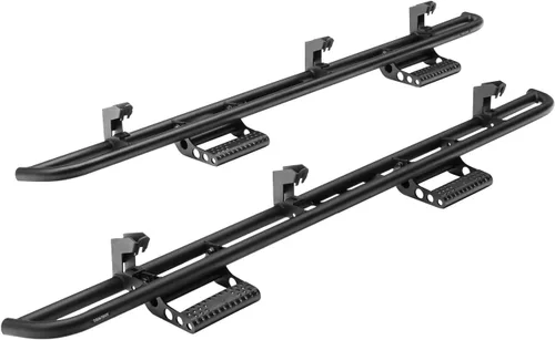 Vista 7 de N-Fab Nerf Steps RS Negro texturizado, longitud de la cabina 119418012 Compatible con Chevrolet 2019-2022, GMC 1500, 2020-2021 2500 / 3500