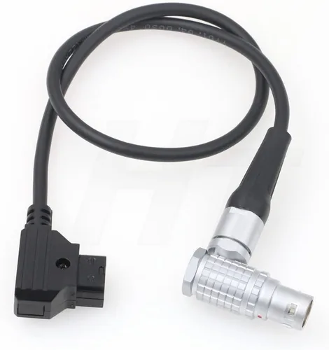 Vista 3 de Cable de alimentación para cámara RED Ranger/V-Raptor XL, batería V-Mount D-tap a ángulo recto 4 pines, 19.7 in