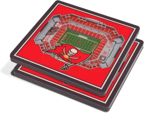 Vista 14 de YouTheFan Posavasos 3D con vista del estadio de los San Francisco 49ers de la NFL, Levi's Stadium