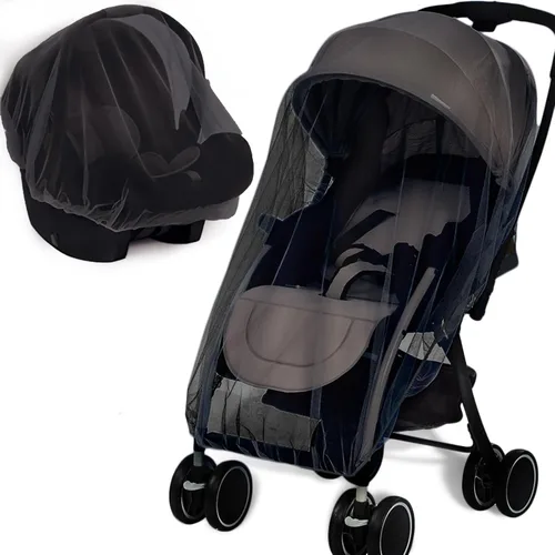 Mosquitera para carriola, paquete de 2 unidades, mosquitera protectora para cochecito de bebé, mosquitera perfecta para cochecitos, moisés, cunas,