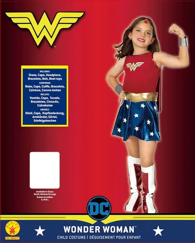 Vista 5 de Rubie 's Superhéroe DC disfraz Mujer Maravilla.
