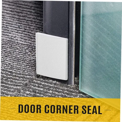 Vista 4 de Cabilock Sello de esquina de puerta, sello de puerta, impermeable, puerta de garaje, barridos de puerta para puertas exteriores, adhesivo de espuma