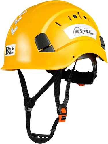 Vista 9 de Casco de Seguridad para Construcción ABS Casco Duro Sistema de Ventilación Ajustable Cascos Duros Protección de Cabeza para Trabajo Industrial