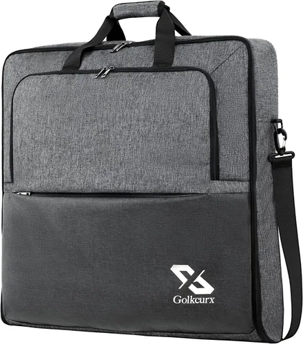 Golkcurx Garment Bags for Travel, Large Suit bags for Men Women Travel with Shoulder Strap, Foldable Carry On Garment Bag Gifts for Business Trip -