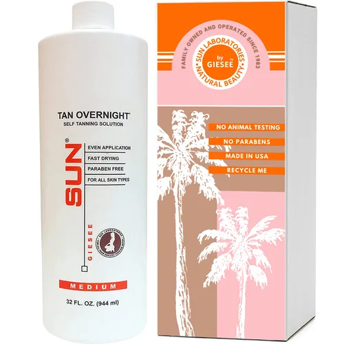 Vista 17 de Sun Laboratories By Giesee Ultra Dark Spray Tan Solution 1 galón – Kit de botella autobronceadora con loción bronceadora, bronceador facial y loción