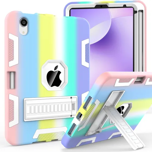 Vista 19 de CCMAO Funda para iPad mini 5 2019, iPad mini 4 2015, funda protectora híbrida resistente a prueba de golpes para iPad mini 5ª/4ª generación 7.9